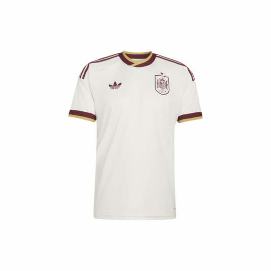 White Embroidered 26 Spain jersey