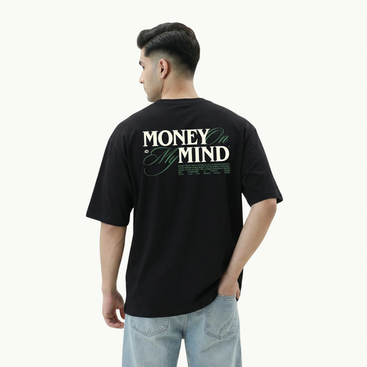 Money mind oversized tee