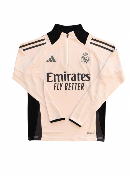 White Madrid Printed Zipper