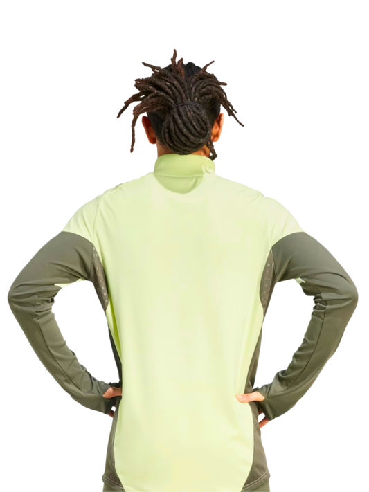 Embroidered Green Training Zipper