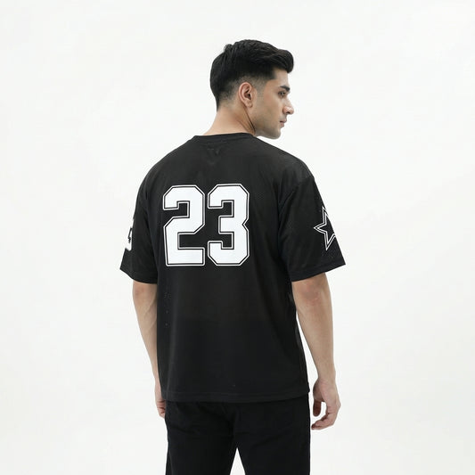23 MESH OVERSIZED SHIRT