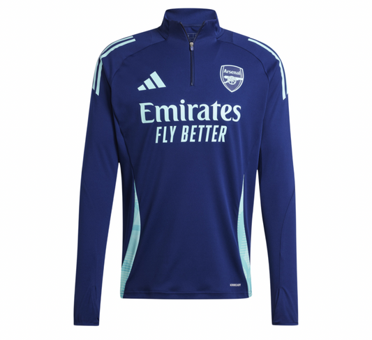 Blue Printed training zipper