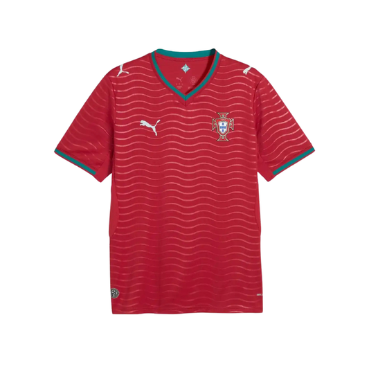 Red Embroidered 2026 Portugal Jersey