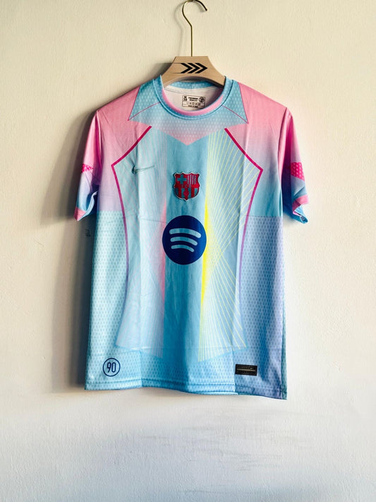Pink Blue Special Fcb 2025 Printed