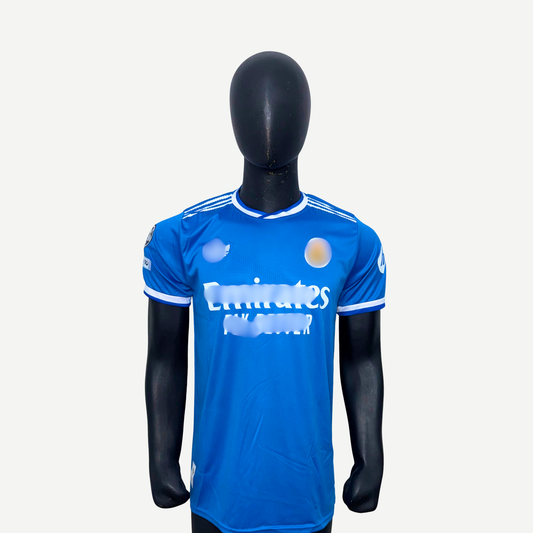 Blue Embroidered Madrid 2025 Jersey