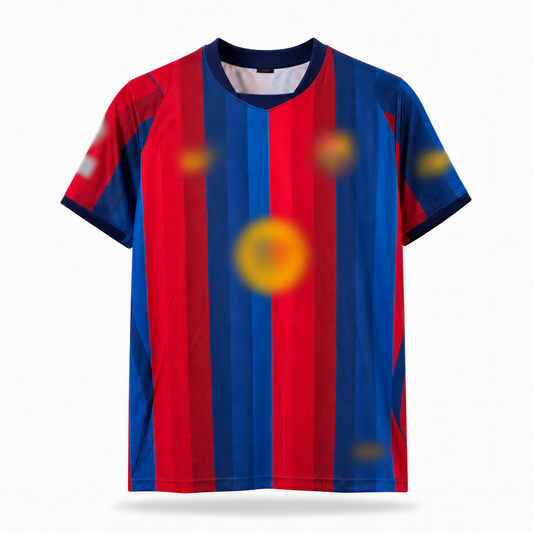 Red Blue F-C-B 26 printed Jersey