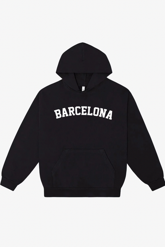 BLACK F C B FLEECE HOODIE