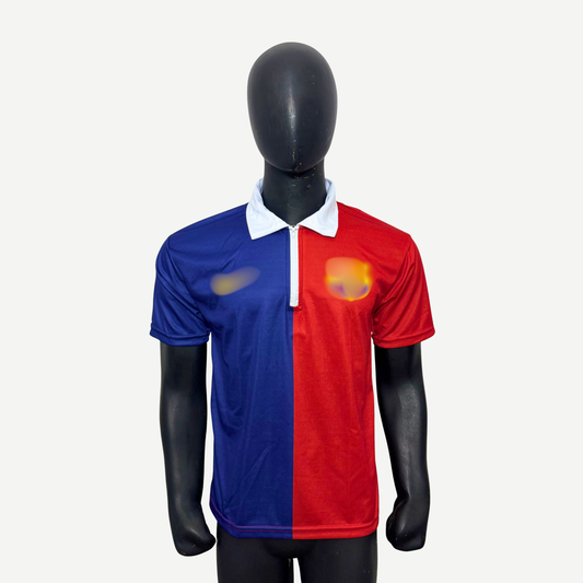 Oversized Printed Zip Fcb Jersey