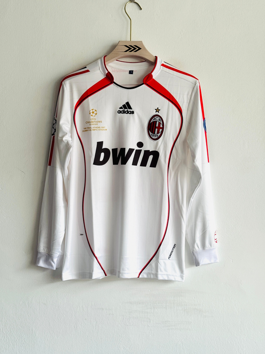 White A-C-M Vintage Printed