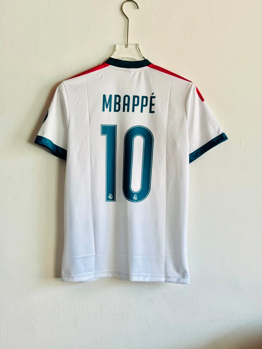 White Embroidered Madrid 26 Jersey