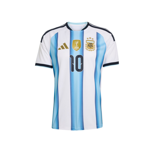 Embroidered White Blue Arg 2026 jersey