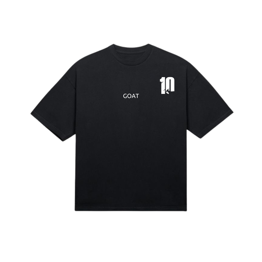 Black oversized tee