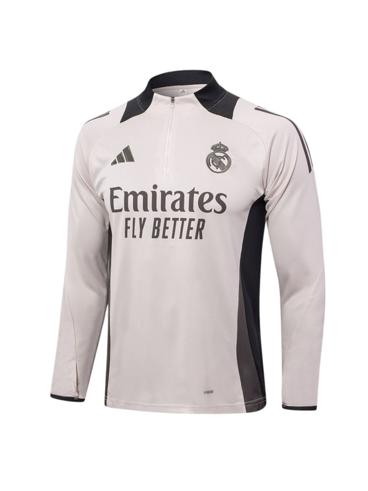 White Madrid Printed Zipper