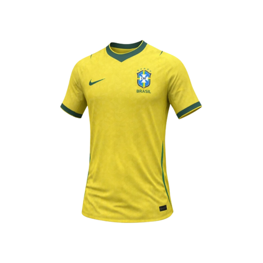 Yellow Printed WC BRA Jersey