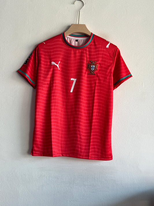 Red Printed 26 POR Jersey