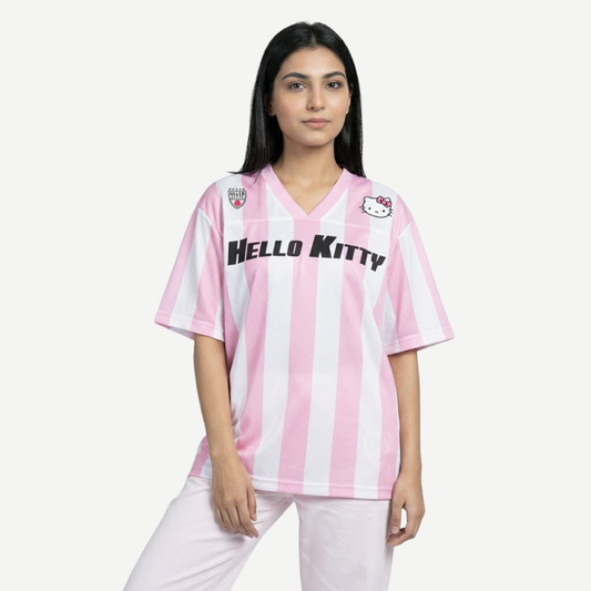 Hello kitty mesh oversized jersey
