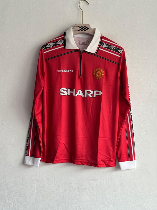 Vintage Red Printed M-U-F-C 1998-99