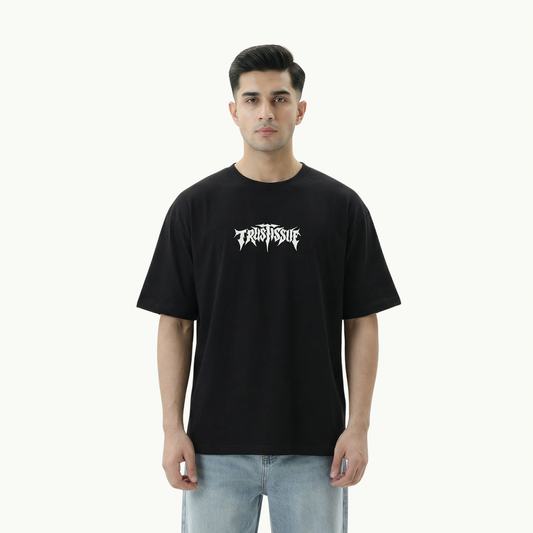 No trust society oversized tee