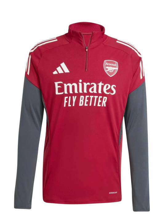 Embroidered Red Training Zipper