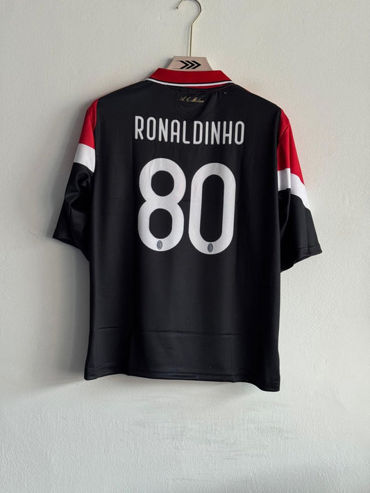 Vintage Red Black Printed Jersey A-C-M