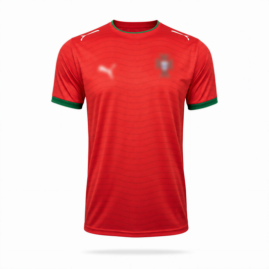 Red Printed 26 POR Jersey