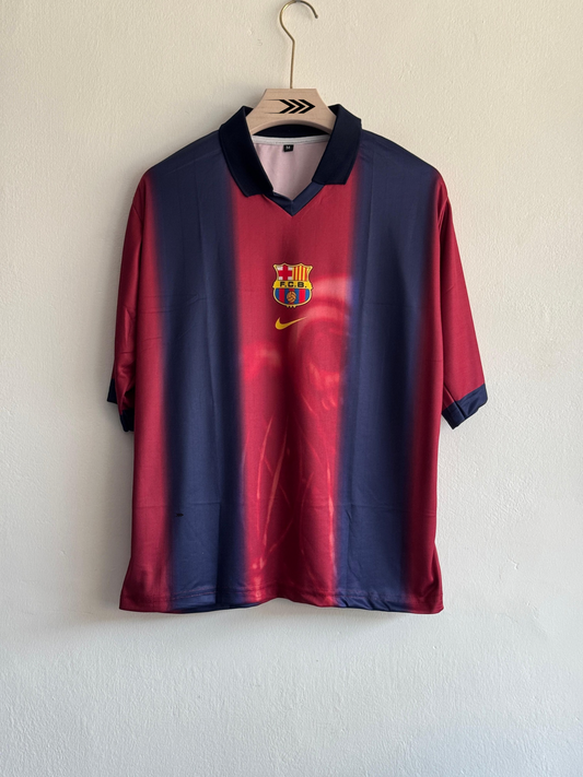 Red Special Printed Travis x Fcb  oversized jersey