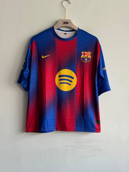 Blue Red Printed Fcb 2025